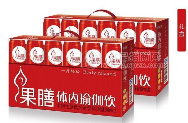 果膳 水溶性膳食纖維飲料 300mlx12罐  禮盒