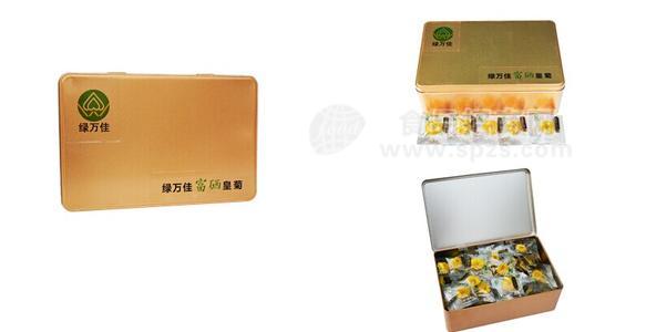 富硒菊花金色铁盒装