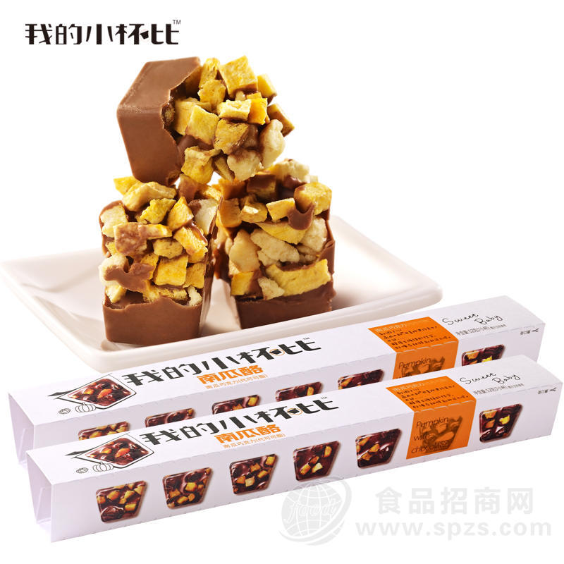 休闲食品加盟招商 我的小杯比七杯南瓜酪巧克力代理批发