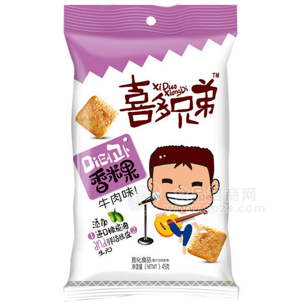 喜多兄弟 香米果 牛肉味 膨化食品 45g