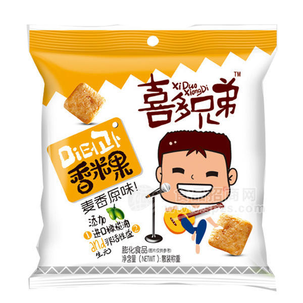 喜多兄弟 香米果 麥香原味 膨化食品