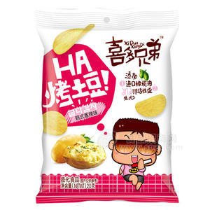 喜多兄弟 烤土豆 韩式香辣味 膨化食品 20g