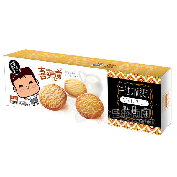 ·微曲奇 牛油奶酪味 100g  