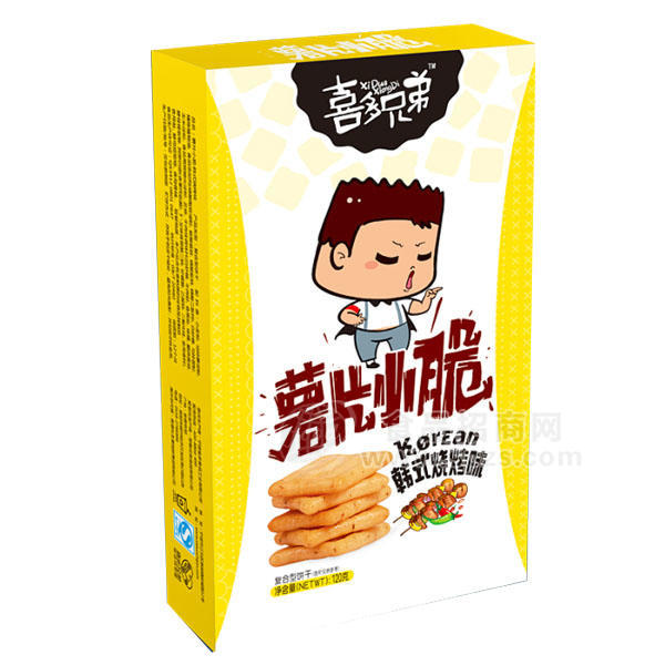 ·薯片小脆 韩式烧烤味 120g 