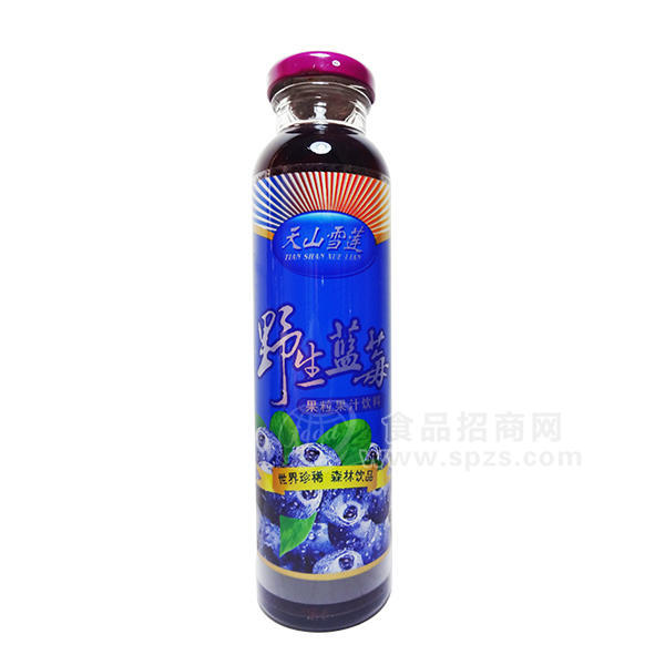 天山雪莲 野生蓝莓 果粒果汁饮料 300ml