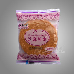 芝麻煎饼芝麻味