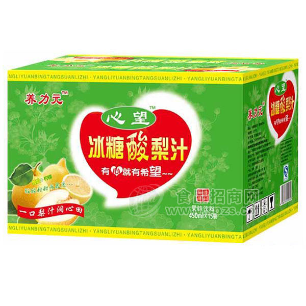 ·冰糖酸梨汁450mlx15瓶 