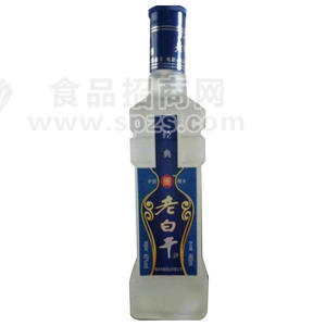 白酒 老白干-方磨蓝