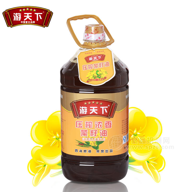 游天下压榨浓香菜籽油
