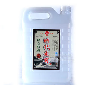 偉鑫  時(shí)代老窖綠豆經(jīng)典 白酒 4L