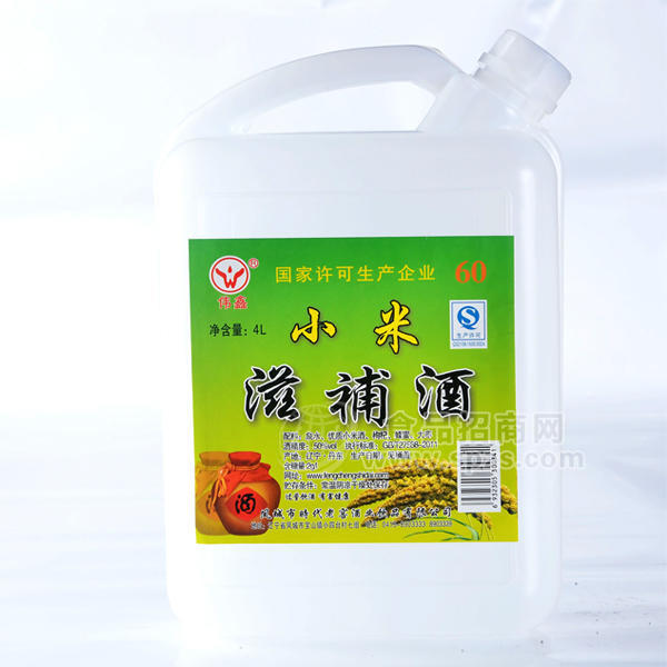 偉鑫  小米滋補酒 黃酒 4L