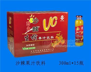 野生沙棘生榨果汁飲料 300ml l5瓶 富源飲料