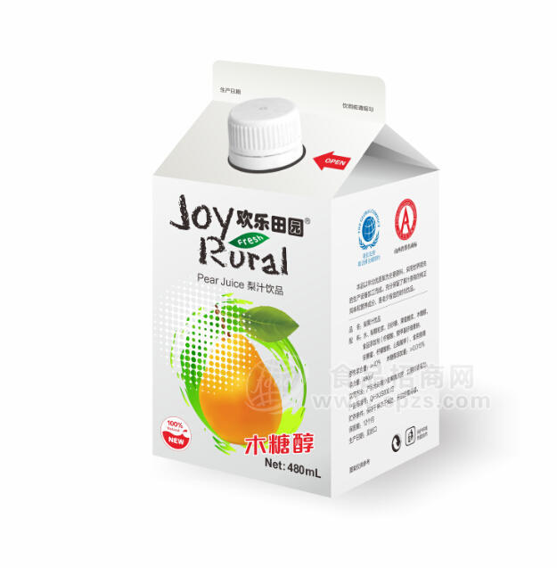 欢乐田园-梨汁饮品