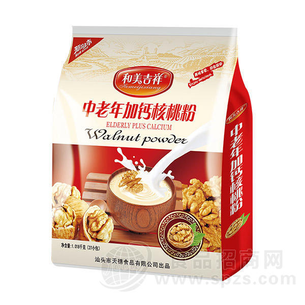 和美吉祥中老年加钙核桃粉 1.018kg