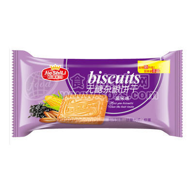 杰士利无糖杂粮饼干