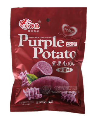 小馋鱼紫薯南瓜酥 膨化食品