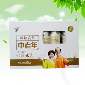 中老年低糖高钙乳饮料350mlx12瓶