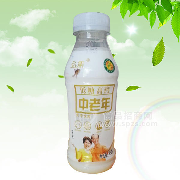 ·低糖高钙中老年乳味饮料350ml 