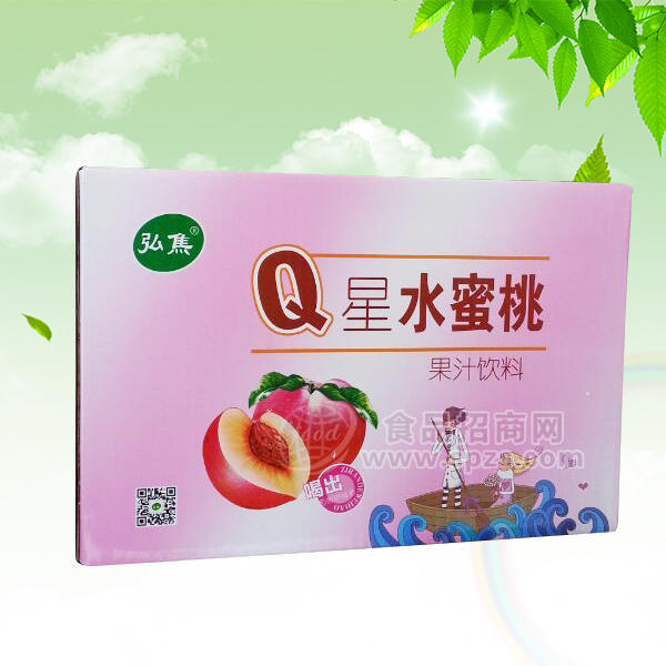 ·Q星水蜜桃果汁饮料 