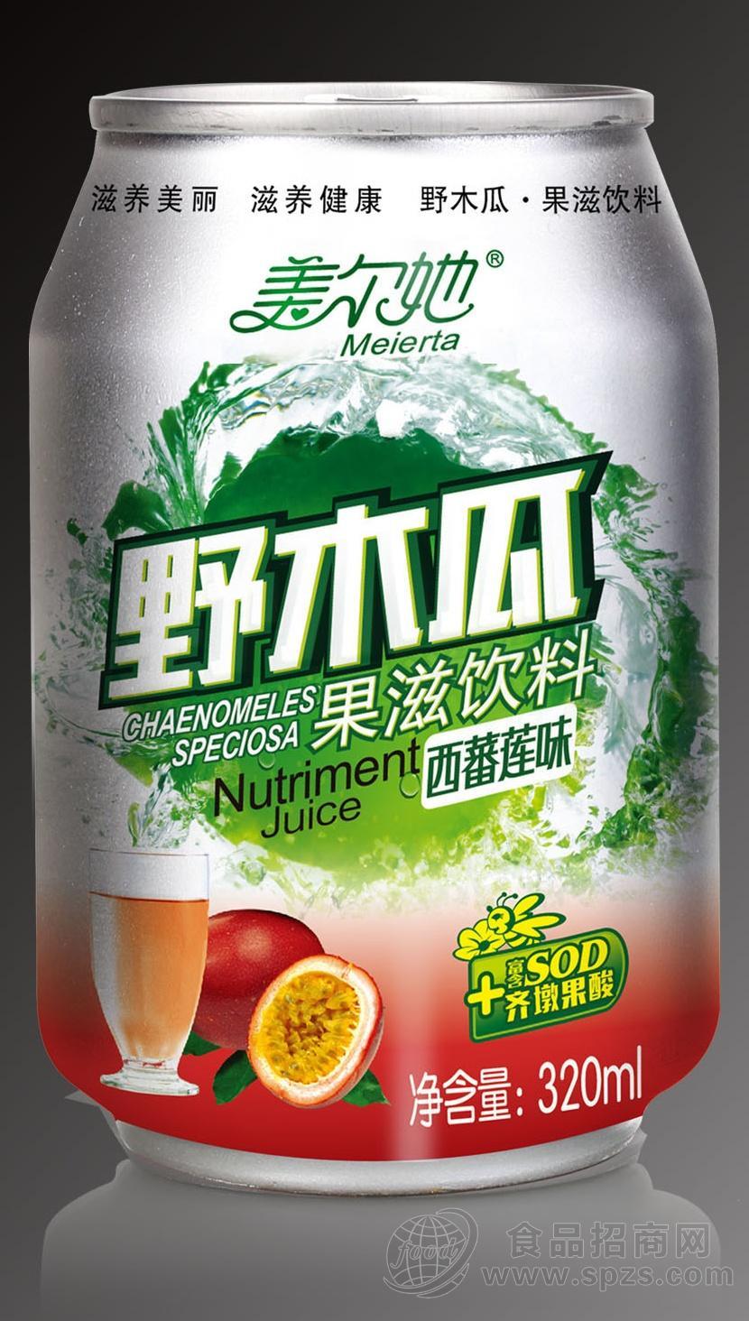 美尔她 木瓜西番莲味饮料320ml