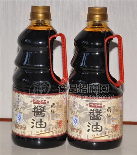 王家院子 黃豆醬油 1.3L