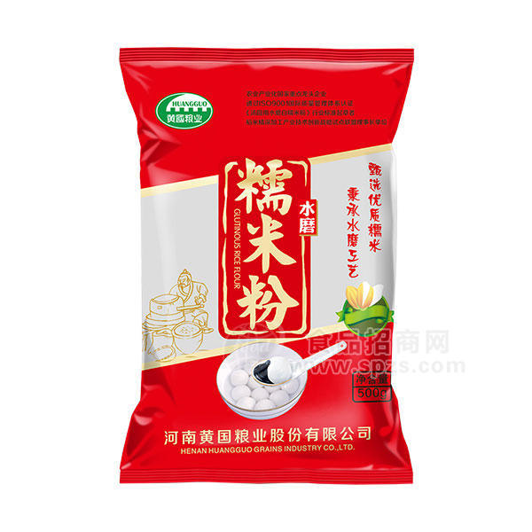 黄国粮业水磨糯米粉500g