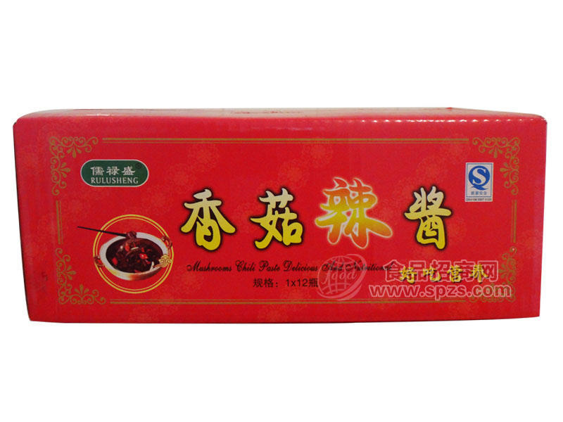 ·香菇辣酱1x12瓶 
