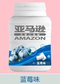 亞馬遜無糖口香糖藍(lán)莓味