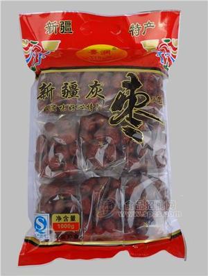 1000克喜潤新疆灰棗，新疆灰棗
