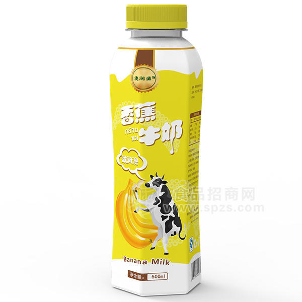 澳潤滋 香蕉牛奶乳飲料500ml