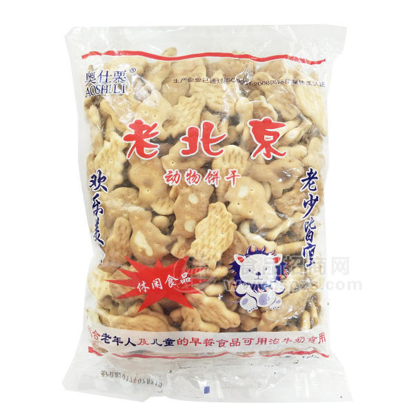 奧仕栗老北京動(dòng)物餅干 休閑食品