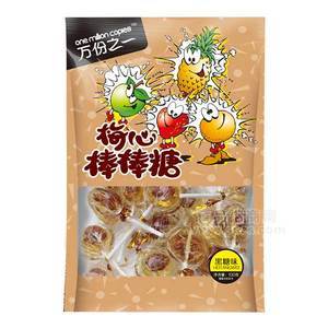万份之一  （黑糖味）梅心棒棒糖 130g