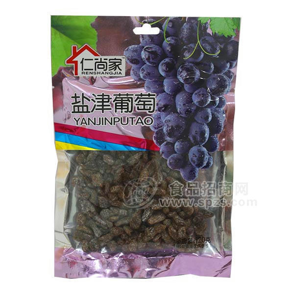 仁尚家 鹽津葡萄蜜餞果脯120g