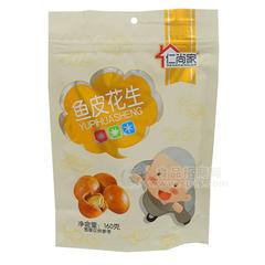 仁尚家 鱼皮花生炒货休闲食品160g