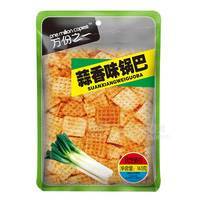 万份之一  蒜香味锅巴  休闲食品 163g