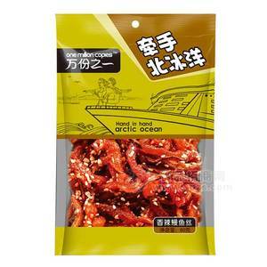 万份之一  香辣鳗鱼丝 休闲食品 80g