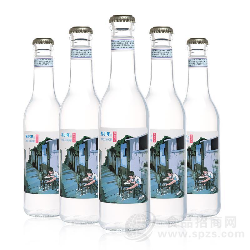荔枝味老汽水310ml  文学玻璃瓶