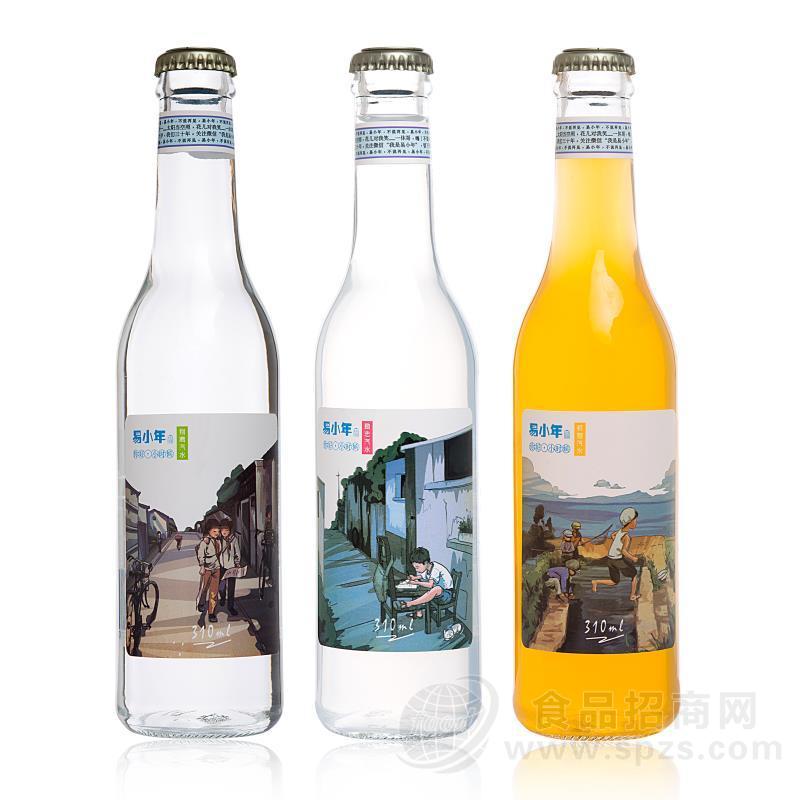 易小年三种口味汽水 桔子 大白梨 荔枝