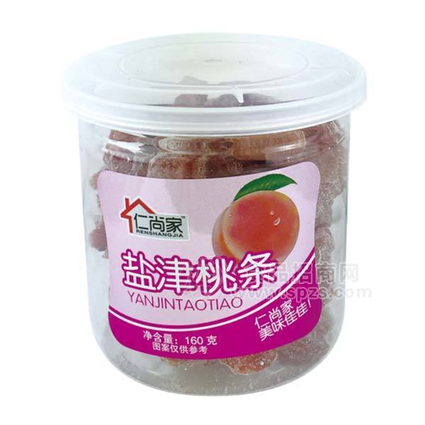 仁尚家 鹽津桃條 蜜餞果脯160g