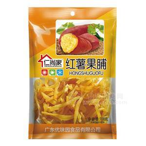 仁尚家 紅薯果脯 蜜餞果脯休閑食品168g