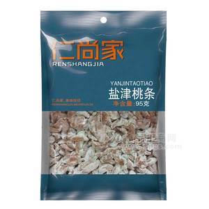 仁尚家 鹽津桃條 蜜餞果脯95g