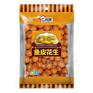 仁尚家 魚皮花生炒貨休閑食品120g