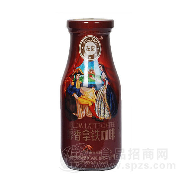 左岛醇香拿铁咖啡饮料290ml