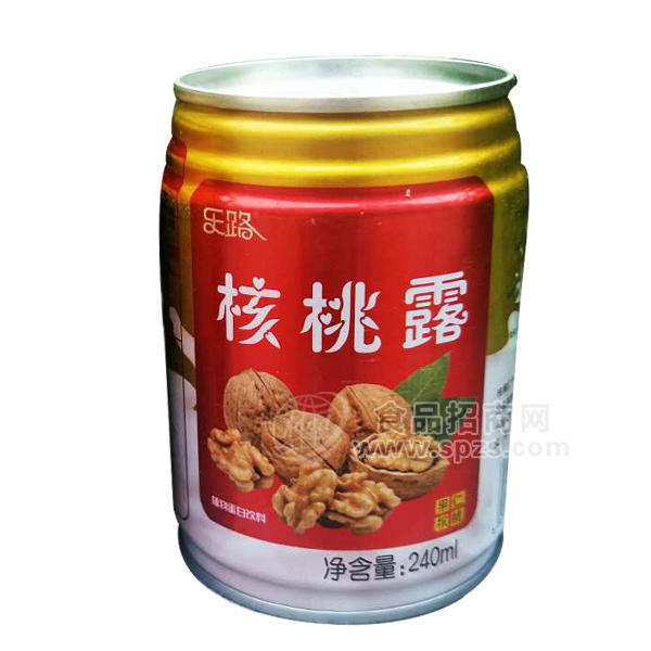 乐路  核桃露  植物蛋白饮料 240mL
