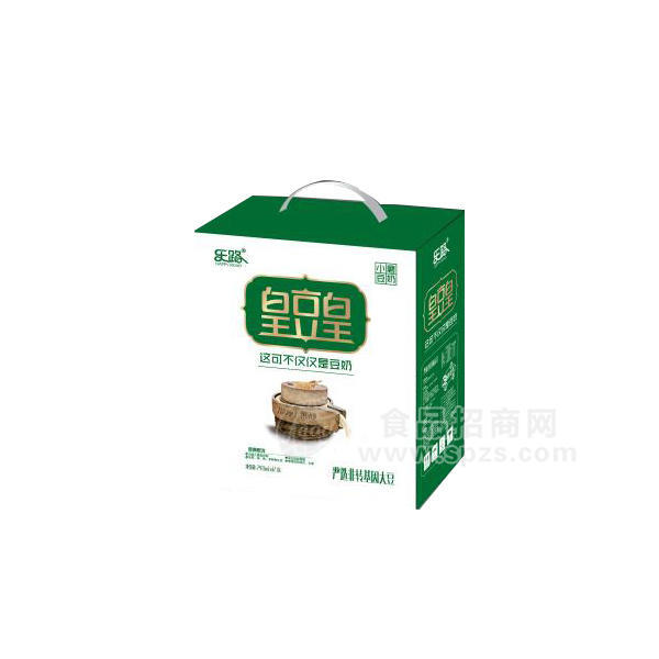 乐路  皇豆皇 小磨豆奶 植物蛋白饮料