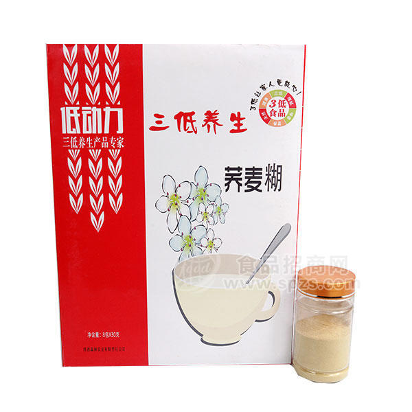 ·低动力 三低养生荞麦糊8包x30g 冲调食品 