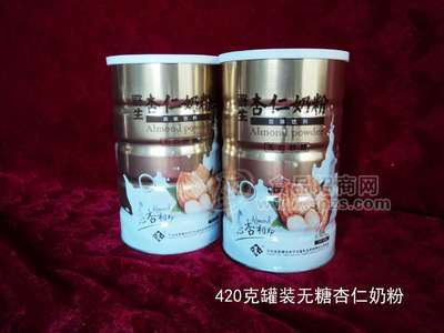420g罐装无糖杏仁奶粉