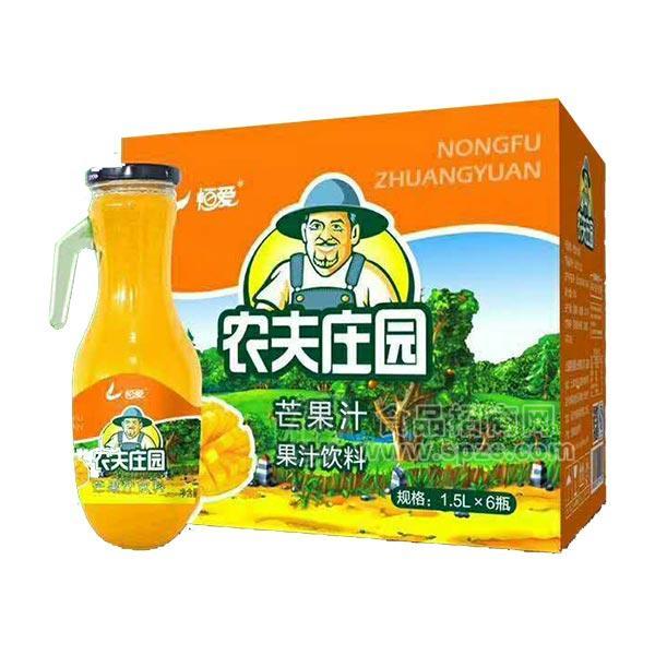 恒愛(ài)農(nóng)夫莊園 芒果汁飲料1.5Lx6瓶