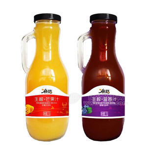 依路生榨芒果汁+生榨蓝莓汁1.5L