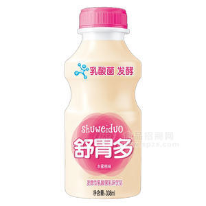 舒胃多  水蜜桃味 乳酸菌乳飲料 338mL